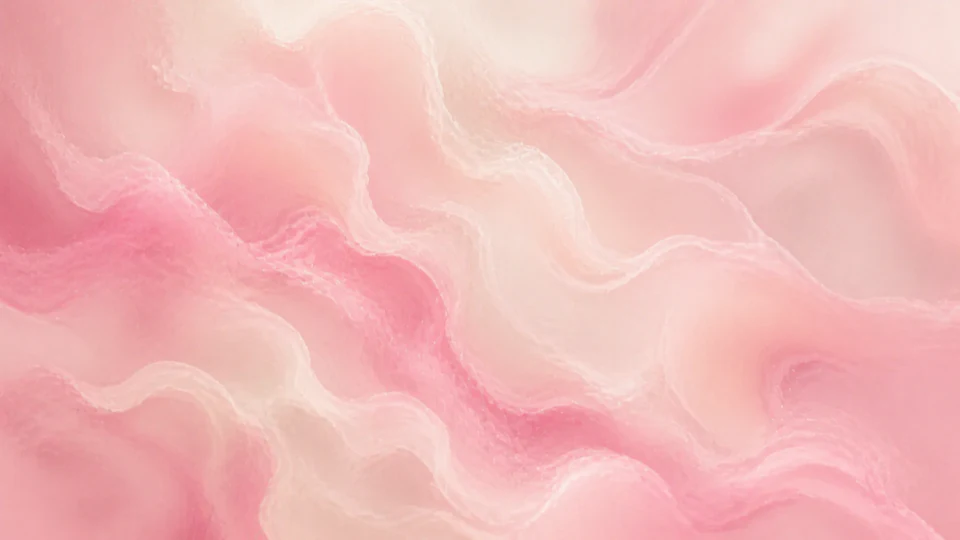 An abstract Blush Pink colour study with soft light and shadow